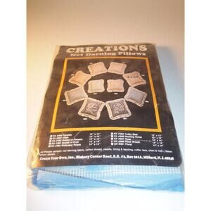 Creations Net Darning Pillows Rose Wreath #990 14"x14" Kit -0915T22